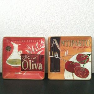 Italian Decor Plates Display